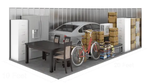 10x20 or larger storage unit at Deep Root Self Storage